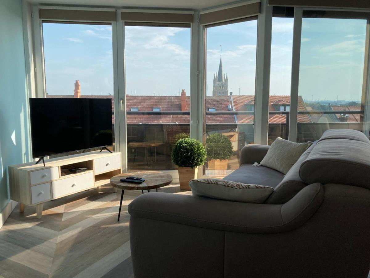 Cozy Panorama Flat By The Beach 克诺克－海斯特 外观 照片