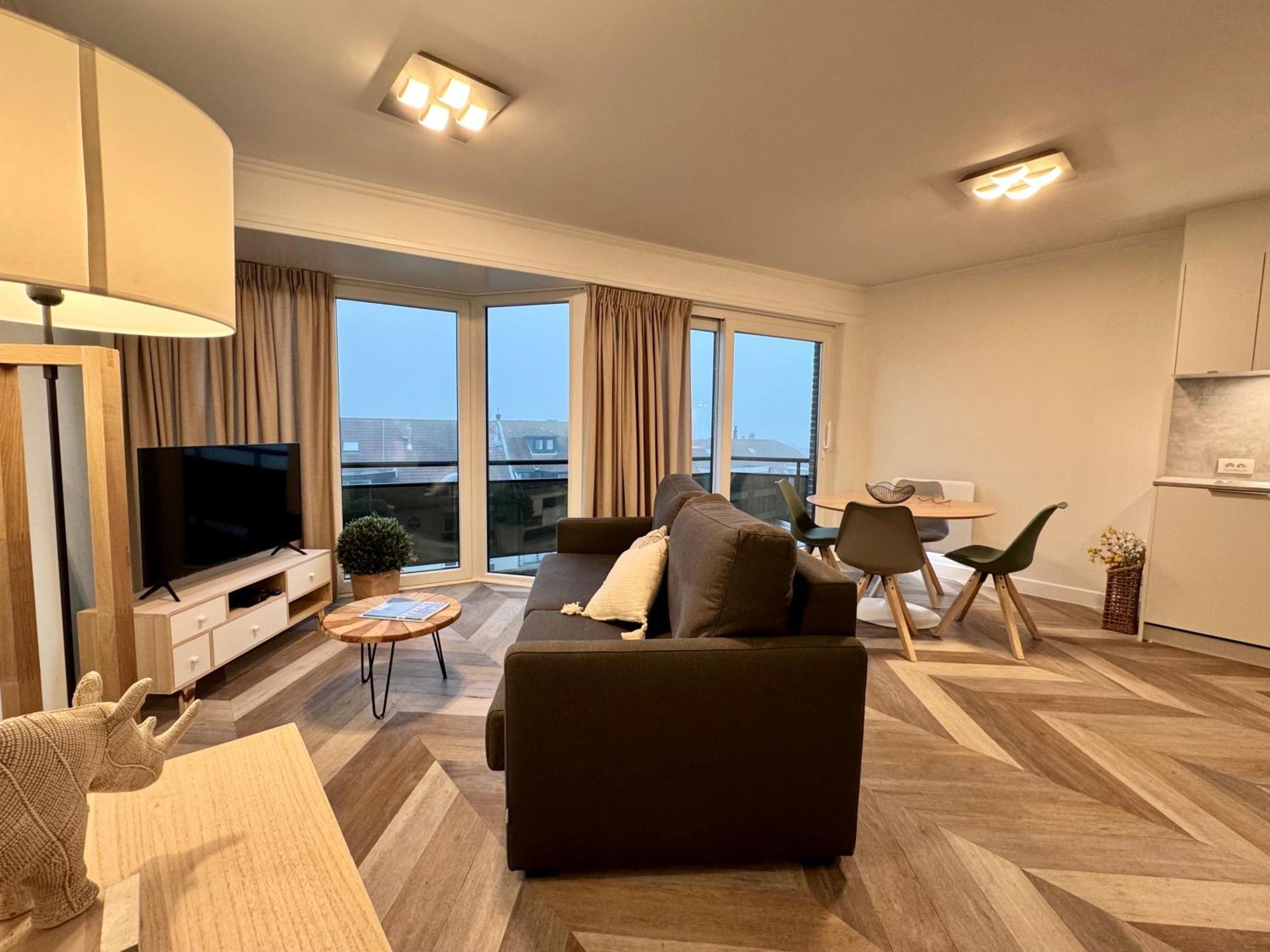 Cozy Panorama Flat By The Beach 克诺克－海斯特 外观 照片